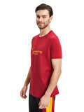 Galatasaray Orijinal Lisanslı Kırmızı Erkek T-Shirt Hediyelik Ahşap Kutulu