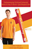 Galatasaray Orijinal Lisanslı Match Day T-Shirt + Şal Kaşkol Set Hediyelik Ahşap Kutulu