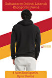 Galatasaray Orijinal Lisanslı Büyük Logo Kapüşonlu Erkek Sweat Metin Oktay Baskılı Hediyelik Kutulu