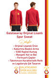 Galatasaray Orijinal Lisanslı Dik Yaka Fermuarlı Erkek Sweat Gs Aslan Baskılı Hediyelik Ahşap Kutulu