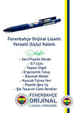 Fenerbahçe Orijinal Renkli Logo Sıfır Yaka Çocuk T-Shirt Uçlu Kalem Hediyelik Set Ahşap Kutulu