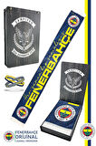 Fenerbahçe Orijinal Lisanslı Her Zaman Hep Seninleyiz Şal Atkı ve Bileklik Set  Baskılı Ahşap Kutulu