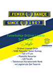 Fenerbahçe Orijinal Lisanslı Since 1907 Fenerbahçe Saten Şal Atkı