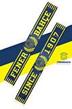 Fenerbahçe Orijinal Lisanslı Since 1907 Fenerbahçe Şal Atkı Seramik Kupa Set Kanarya Baskılı Kutulu