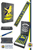 Fenerbahçe Orijinal Lisanslı Since 1907 Fenerbahçe Şal Atkı ve Hybrt Tükenmez Kalem Set Kutulu