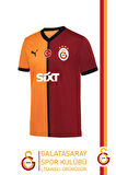 Galatasaray Orijinal 2024/2025 Parçalı İç Saha Taraftar Forma Hediyelik Ahşap Kutulu