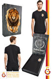 Galatasaray Orijinal Lisanslı Siyah Basic T-Shirt Gs Siyah Basic Hediyelik Ahşap Kutulu
