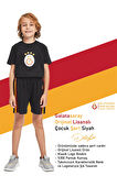 Galatasaray Orijinal Lisanslı Çocuk Şort Siyah