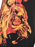 Galatasaray Orijinal Lisanslı Aslan Baskılı T-Shirt + Bileklik Set Hediyelik Ahşap Kutulu