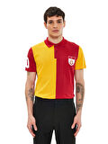 Galatasaray Orijinal Lisanslı Polo Yaka Metin Oktay T-Shirt