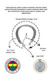 Fenerbahçe Orijinal Lisanslı FB Çelik Kalın Bileklik
