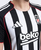 Beşiktaş Orijinal Lisanslı 25/26 Siyah Beyaz Çubuklu Forma