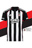 Beşiktaş Orijinal 25/26 Siyah Beyaz Çubuklu Forma Bileklik Hediyeli Özel Tasarım Hediyel