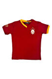 Galatasaray Orijinal Lisanslı 5 Yıldızlı Kırmızı Basic Çocuk T-shirt Gs Aslan Baskılı He