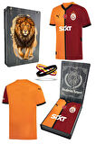 Galatasaray Orijinal Lisanslı 24/25 Parçalı 5 Yıldızlı Forma Spor Bileklik Set Aslan Bask