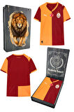 Galatasaray Orijinal 2025/26 Parçalı Yeni Sezon Forma Aslan Baskılı Hediyelik Ahşap Kutul