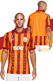 Galatasaray Orijinal Lisanslı 100. Yıl İmzalı Forma Gs Aslan Baskılı Hediyelik Ahşap Kutu
