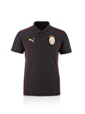 Galatasaray Orijinal Lisanslı Polo Yaka Siyah Antrenman T-Shirt