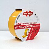 Her Bant Çift Taraflı Köpük Bant Askılı 48x5 Mt 2005