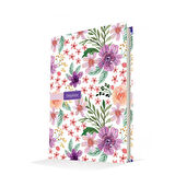 Deffter Daphne Purple Spring Sert Kapak Çizgili Defter 64522-0