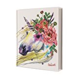 Deffter Unicorn Flower Çizgili Defter 14x20 cm 96 Yaprak 64624-1