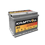 AKU 12V 60 AH L2 242×175×190 TAM KAPALI - KRAFTVOLL 18010007