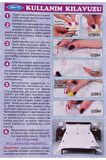Nevresim Tokası, Tutucu, Klips  Jumbo En Fazla 3 Cm Kalınlıkta 4 Adet Ince Yorgan-battaniyeler Için 4 Renk