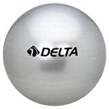 Delta 65 cm Dura-Strong Deluxe Gümüş Pilates Topu