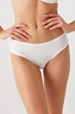 Pierre Cardin Beyaz, Ten, Siyah Classic Brief Normal Bel Kadın 5 Li Külot