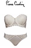 Pierre Cardin Kadın Pansy Balenli Destekli Straplez Sütyen Takım 4581 - Fuşya