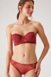 2'li Ekonomik Paket Siyah-Pink Nude 6807 Kansas Dantelli Micro Saten Sütyen Set (D Cup Seçeneğiyle)