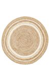 SORAYA JUNO ECH 01 NATURAL WHITE 90*90 CM YUVARLAK JÜT HALI