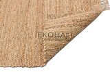 Echo Koleksiyonu Jüt ile üretilen el dokuma sisal kilim Natural ECH02