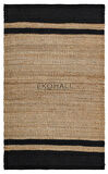 Echo Koleksiyonu Jüt ile üretilen el dokuma sisal kilim Natural ECH07