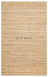 Echo Koleksiyonu Jüt ile üretilen el dokuma sisal kilim Natural ECH12