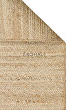 Echo Koleksiyonu Jüt ile üretilen el dokuma sisal kilim Natural ECH12