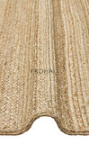 Echo Koleksiyonu Jüt ile üretilen el dokuma sisal kilim Natural ECH12