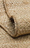 Echo Koleksiyonu Jüt ile üretilen el dokuma sisal kilim Natural ECH12
