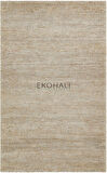 Fine Koleksiyonu Jüt ile üretilen el dokuma sisal kilim Dark Natural