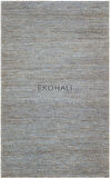 Fine Koleksiyonu Jüt ile üretilen el dokuma sisal kilim Slate Natural