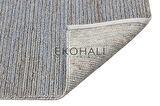 Fine Koleksiyonu Jüt ile üretilen el dokuma sisal kilim Slate Natural