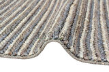Netra Koleksiyonu Jüt ile üretilen el dokuma sisal kilim C-1512 Navy Multy XW