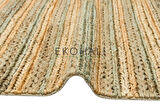 Netra Koleksiyonu Jüt ile üretilen el dokuma sisal kilim S-1103 Grey Multy XW