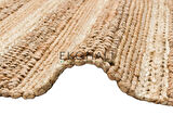 Netra Koleksiyonu Jüt ile üretilen el dokuma sisal kilim S-1410 Natural XW