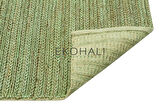 Netra Koleksiyonu Jüt ile üretilen el dokuma sisal kilim Triple Green XW