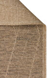 Salda Koleksiyonu iç ve Dış Mekan Kullanımına Uygun Jüt Görünümlü Yumuşak Dokulu Sisal Kilim SLD 03 Natural