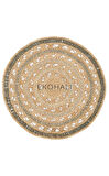 Solo Koleksiyonu Jüt ile üretilen el dokuma sisal kilim CA-106 Natural Grey Degrade XW