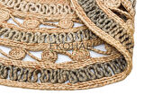 Solo Koleksiyonu Jüt ile üretilen el dokuma sisal kilim CA-106 Natural Grey Degrade XW