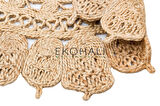 Solo Koleksiyonu Jüt ile üretilen el dokuma sisal kilim CA-108 Natural XW