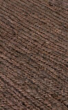 Soumak Koleksiyonu Örgülü Naturel Jut Halı SMK Plain Brown